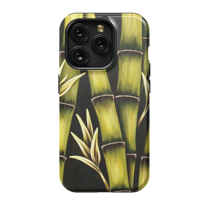 iPhone 15 Pro StrongFit Bamboo by Denise Cassidy Wood