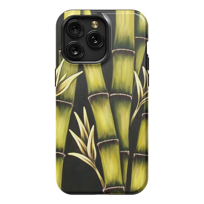 iPhone 15 Pro Max StrongFit Bamboo by Denise Cassidy Wood