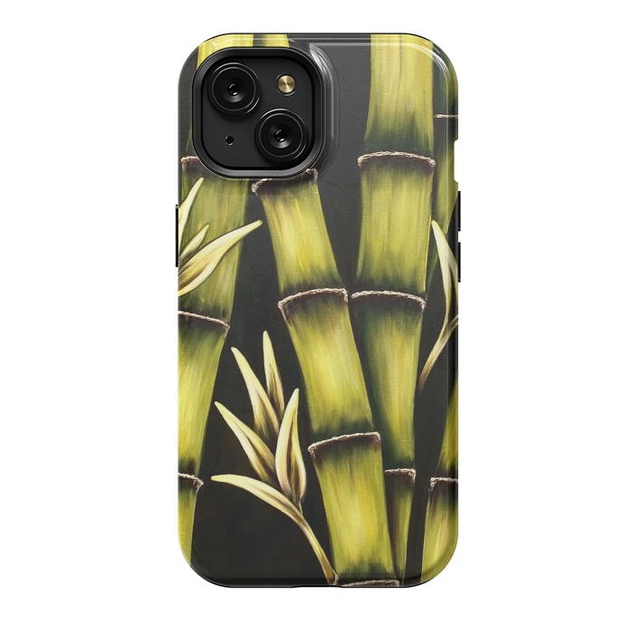 iPhone 15 StrongFit Bamboo by Denise Cassidy Wood