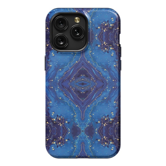 iPhone 15 Pro Max StrongFit blue marble shades by MALLIKA