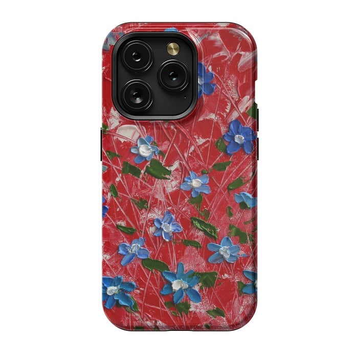 iPhone 15 Pro StrongFit Wildflowers art by ArtKingdom7