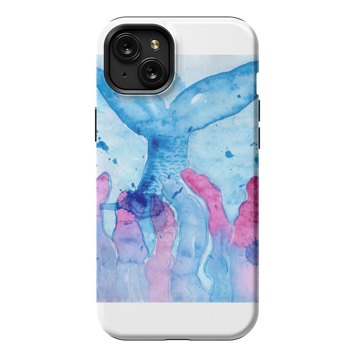 iPhone 15 Plus StrongFit Mermaid watercolor by ArtKingdom7