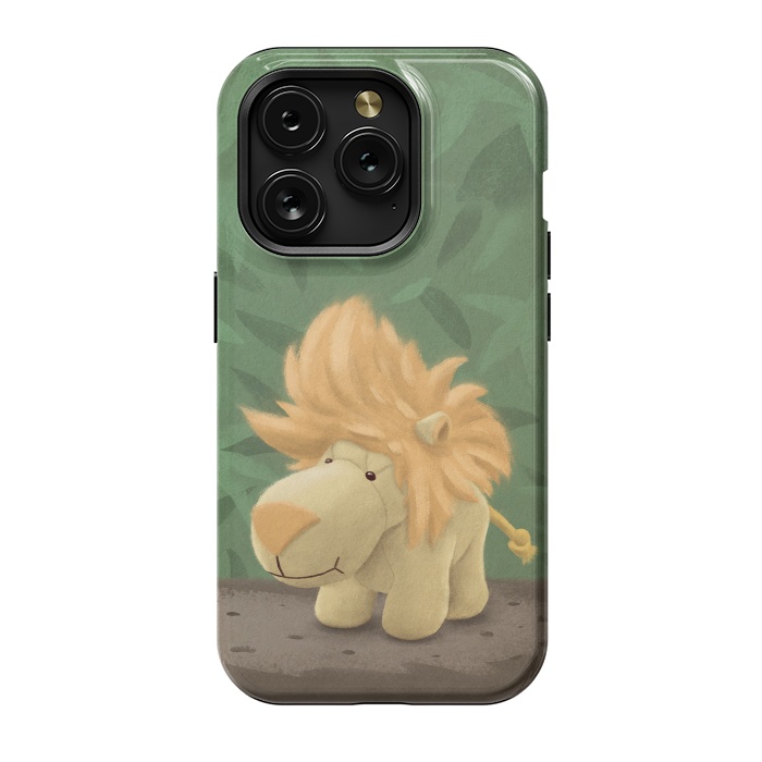 iPhone 15 Pro StrongFit Cute lion by Laura Nagel
