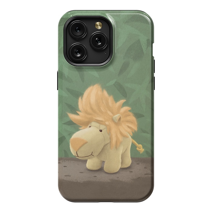 iPhone 15 Pro Max StrongFit Cute lion by Laura Nagel