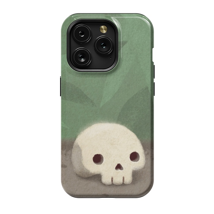 iPhone 15 Pro StrongFit Jungle skull by Laura Nagel