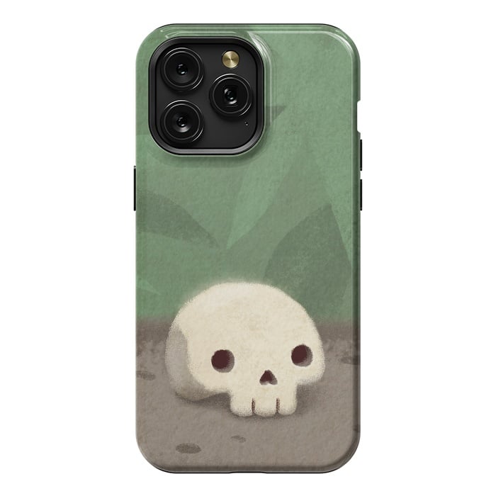 iPhone 15 Pro Max StrongFit Jungle skull by Laura Nagel