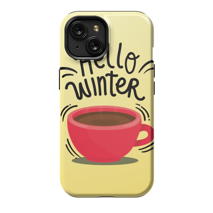 iPhone 15 StrongFit hello winter by MALLIKA