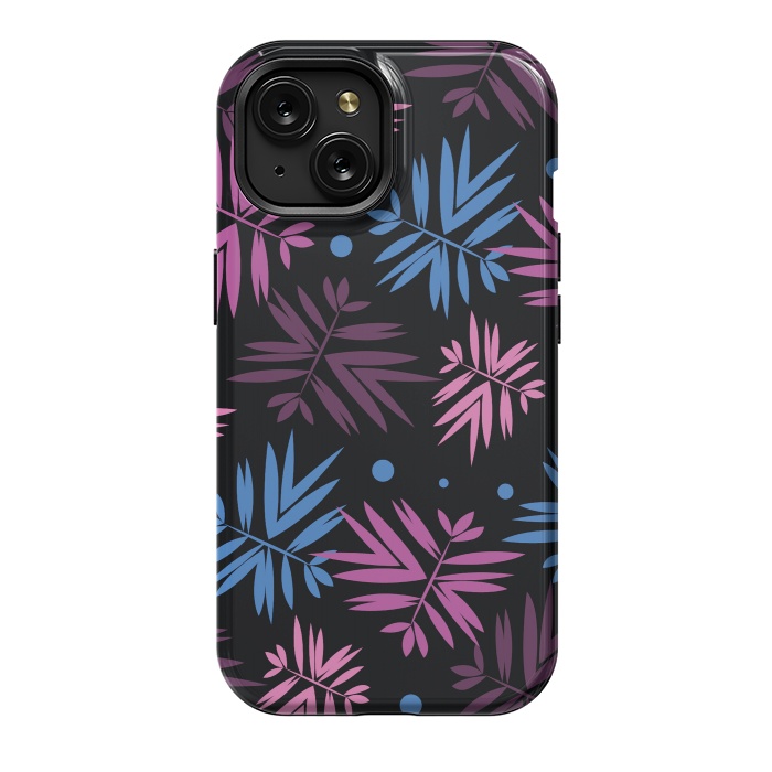 iPhone 15 StrongFit Stylize Leafy Texture 2 by Bledi