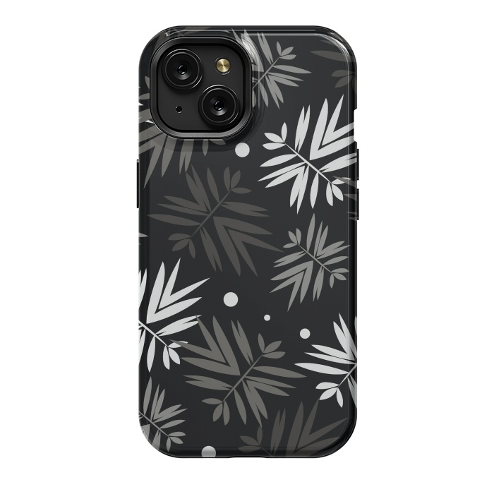 iPhone 15 StrongFit Stylize Leafy Texture 3 by Bledi