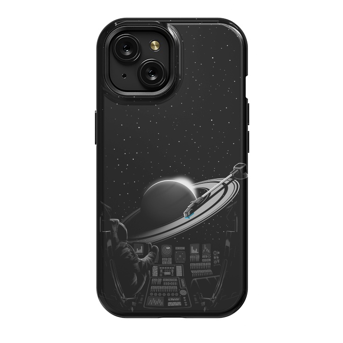iPhone 15 StrongFit Saturn Astronaut Music by Alberto