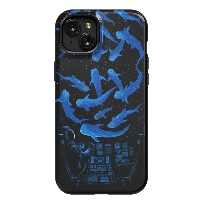 iPhone 15 Plus StrongFit Astronaut Killer Whale by Alberto