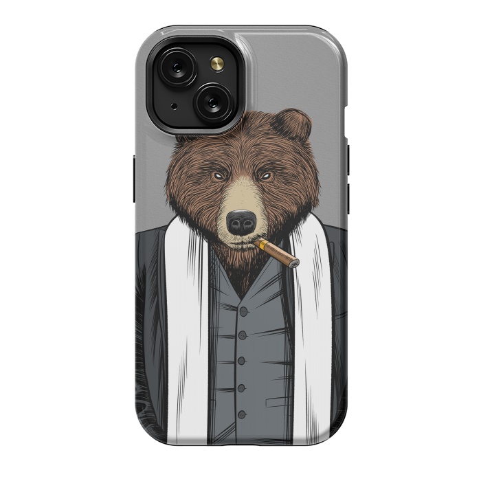 iPhone 15 StrongFit Mafia Grizzly Bear by Alberto