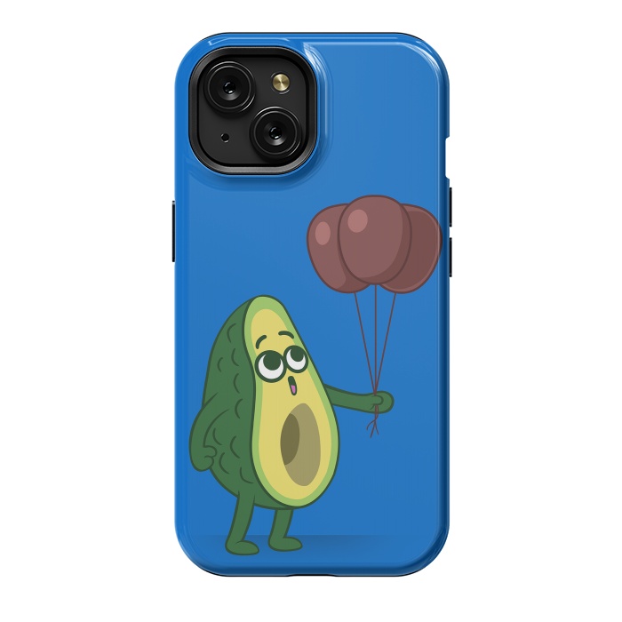 iPhone 15 StrongFit Three avocado balloons by Alberto
