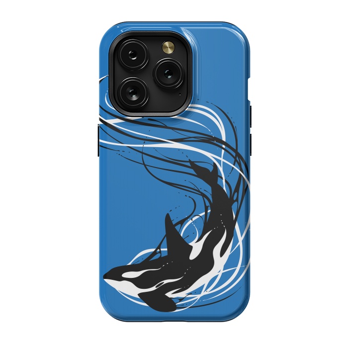 iPhone 15 Pro StrongFit Fantasy Killer Whale by Alberto