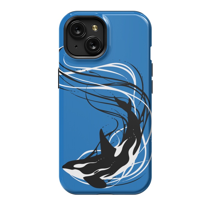 iPhone 15 StrongFit Fantasy Killer Whale by Alberto