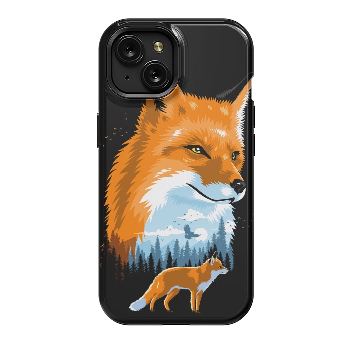 iPhone 15 StrongFit Fox in forest by Alberto