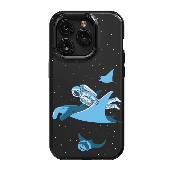 iPhone 15 Pro StrongFit Astronaut blanket fish by Alberto
