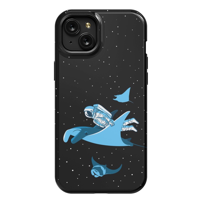 iPhone 15 Plus StrongFit Astronaut blanket fish by Alberto