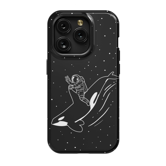 iPhone 15 Pro StrongFit Killer Whale Astronaut by Alberto