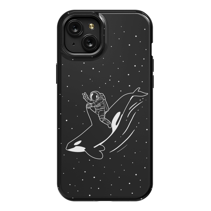 iPhone 15 Plus StrongFit Killer Whale Astronaut by Alberto