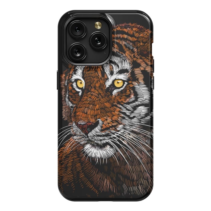 iPhone 15 Pro Max StrongFit Realistic Tiger by Alberto