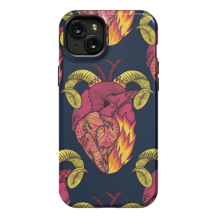 iPhone 15 Plus StrongFit Aries Heart by Ranggasme