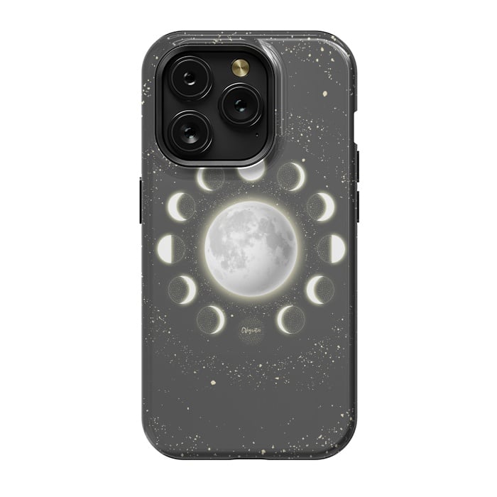 iPhone 15 Pro StrongFit Telescope Dreamy Shine-Phases of the Moon by ''CVogiatzi.