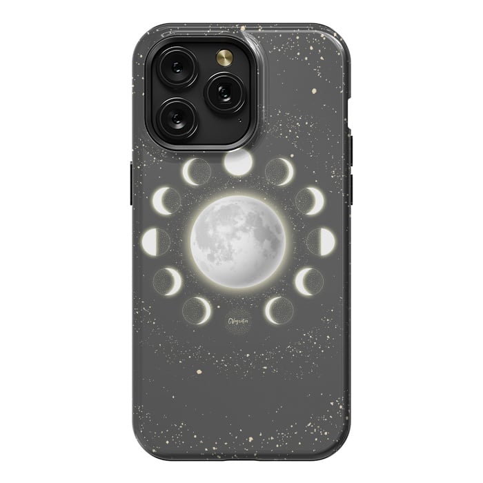 iPhone 15 Pro Max StrongFit Telescope Dreamy Shine-Phases of the Moon by ''CVogiatzi.