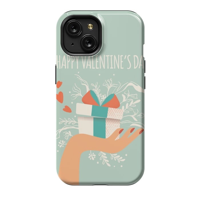 iPhone 15 StrongFit Love gift, Happy Valentine's Day 1 by Jelena Obradovic