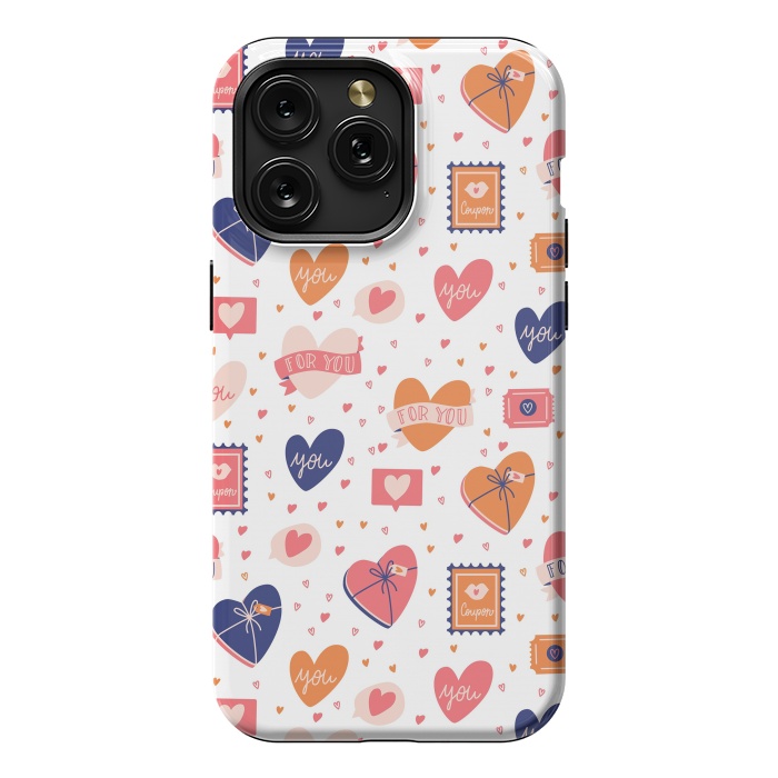 iPhone 15 Pro Max StrongFit Valentine pattern 06 by Jelena Obradovic