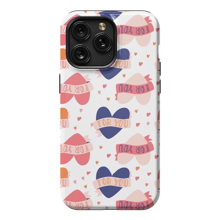 iPhone 15 Pro Max StrongFit Valentine pattern 09 by Jelena Obradovic