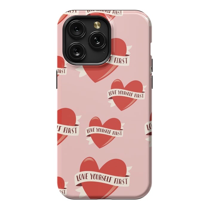 iPhone 15 Pro Max StrongFit Valentine pattern 13 by Jelena Obradovic
