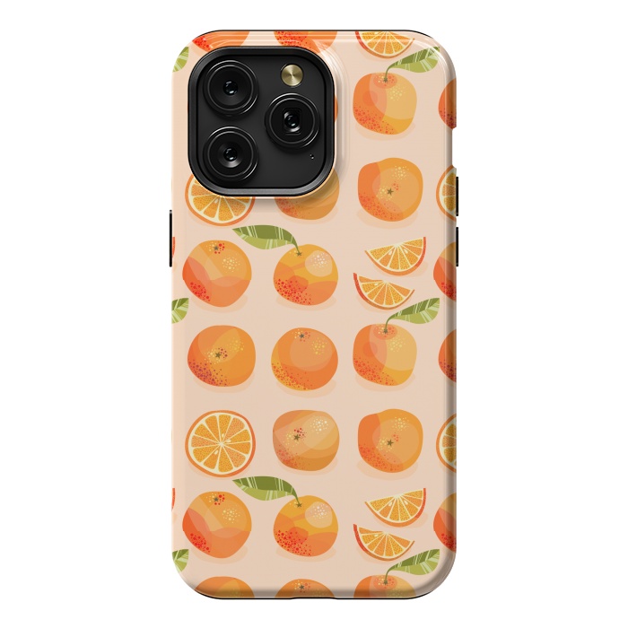 iPhone 15 Pro Max StrongFit Oranges by Nic Squirrell