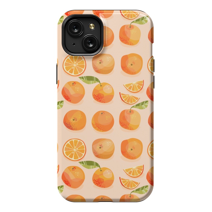 iPhone 15 Plus StrongFit Oranges by Nic Squirrell