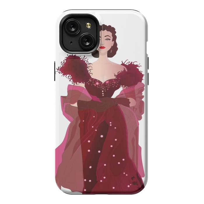 iPhone 15 Plus StrongFit Scarlett o Hara - Gone with the Wind Fanart by Anima Tea Story