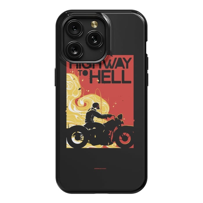 iPhone 15 Pro Max StrongFit Highway to Hell 1 by Draco