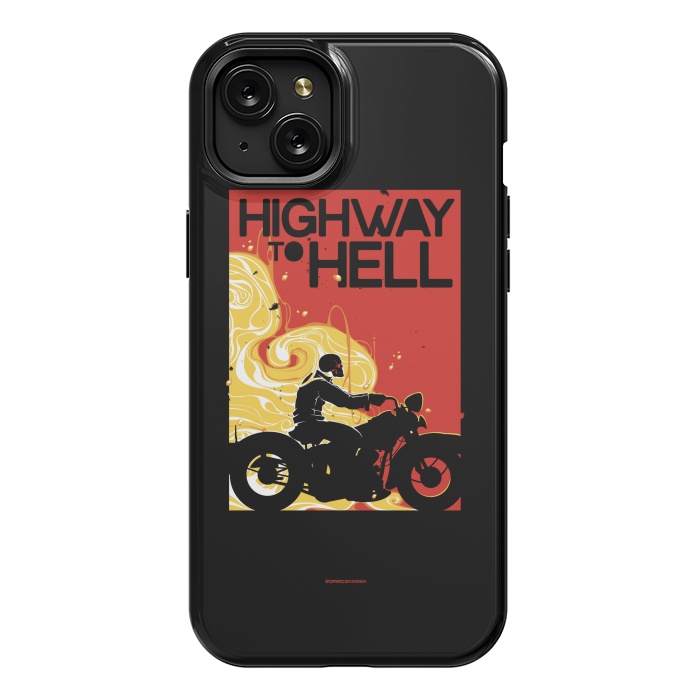 iPhone 15 Plus StrongFit Highway to Hell 1 by Draco
