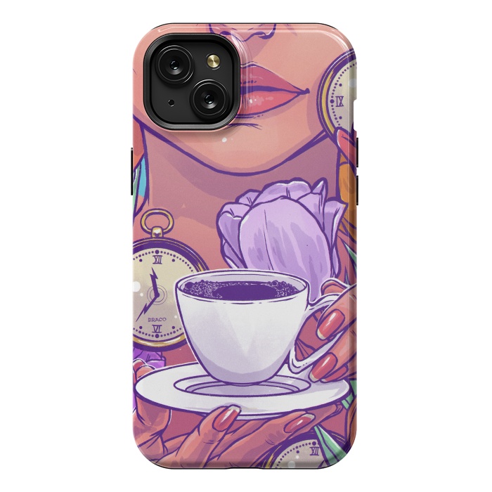 iPhone 15 Plus StrongFit Cold Coffee by Draco