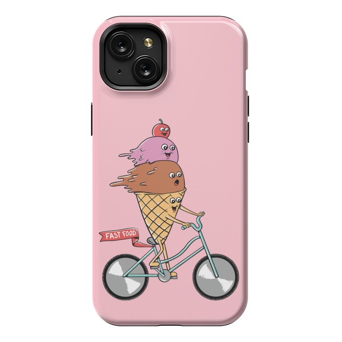 iPhone 15 Plus StrongFit Ice cream fast food rose by Coffee Man