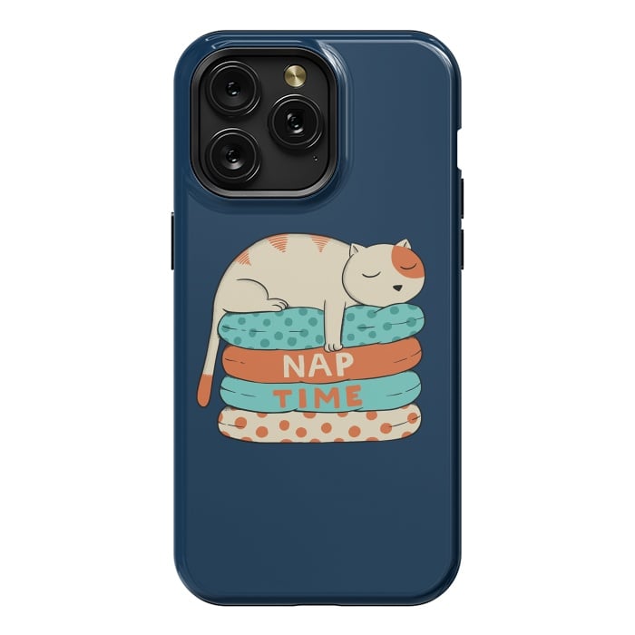 iPhone 15 Pro Max StrongFit Cat Nap by Coffee Man