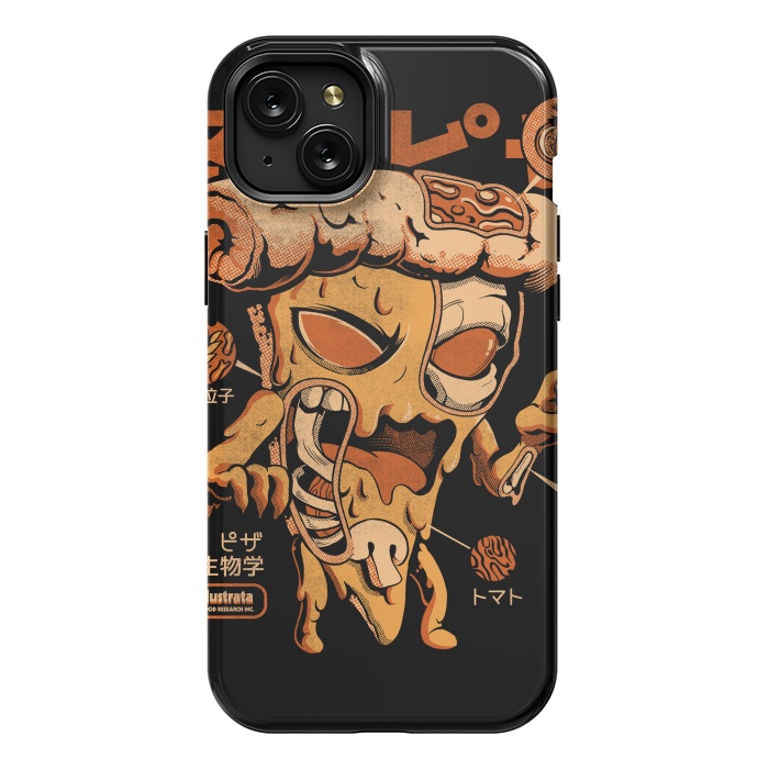 iPhone 15 Plus StrongFit Pizzazilla X-ray by Ilustrata