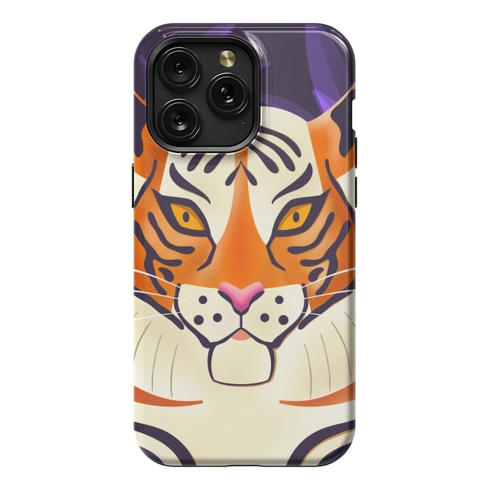 iPhone 15 Pro Max StrongFit Tiger 001 Wildlife by Jelena Obradovic