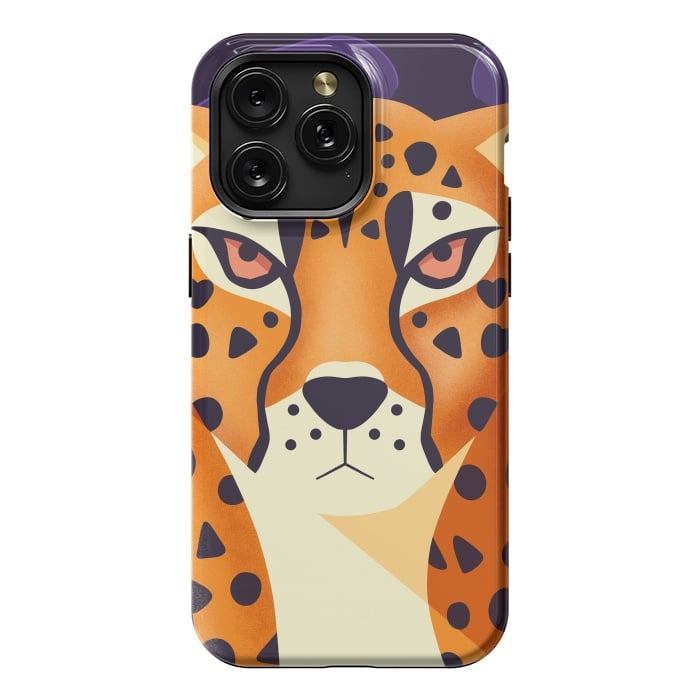 iPhone 15 Pro Max StrongFit Wildlife 002 Cheetah by Jelena Obradovic