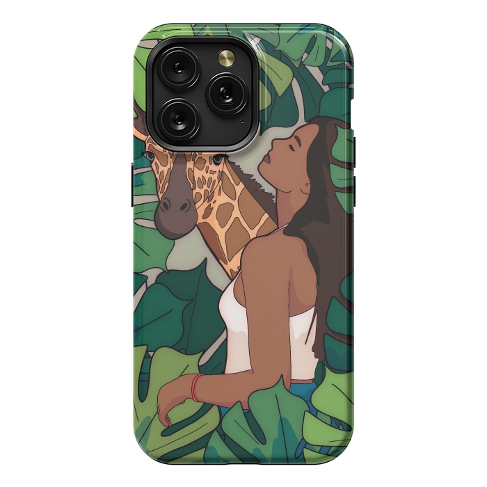 iPhone 15 Pro Max StrongFit The green jungle girl by Steve Wade (Swade)