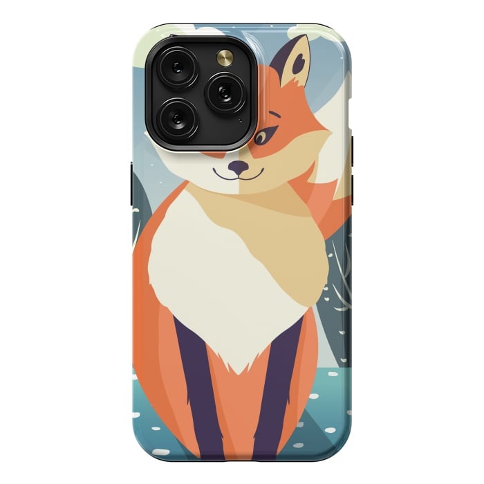 iPhone 15 Pro Max StrongFit Wildlife 006a Red Fox by Jelena Obradovic