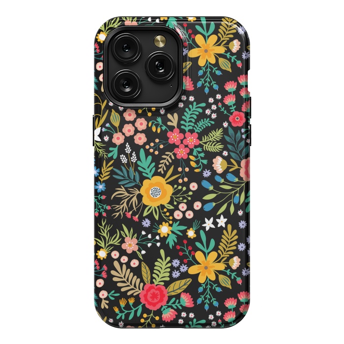 iPhone 15 Pro Max StrongFit Elegant Floral Pattern by ArtsCase
