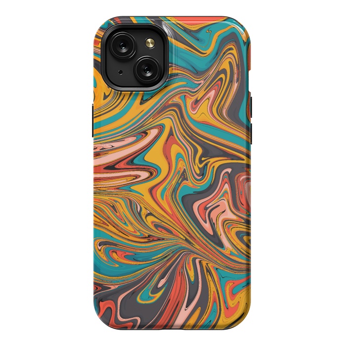 iPhone 15 Plus StrongFit Liquid colours 1  by Steve Wade (Swade)