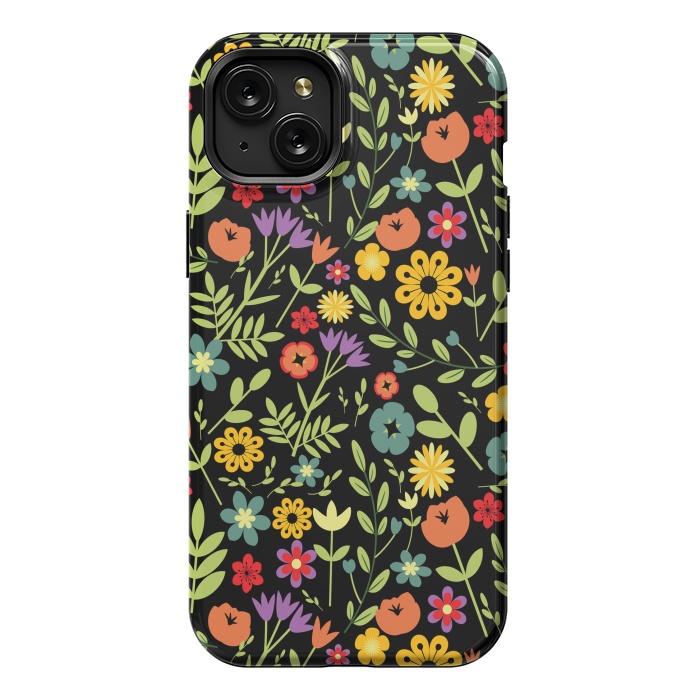 iPhone 15 Plus StrongFit Beautiful Flower Garden by ArtsCase