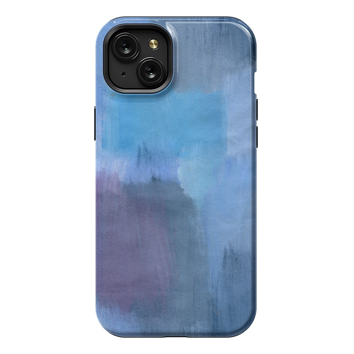 iPhone 15 Plus StrongFit Blue Ocean Abstract Painting by Nic Squirrell