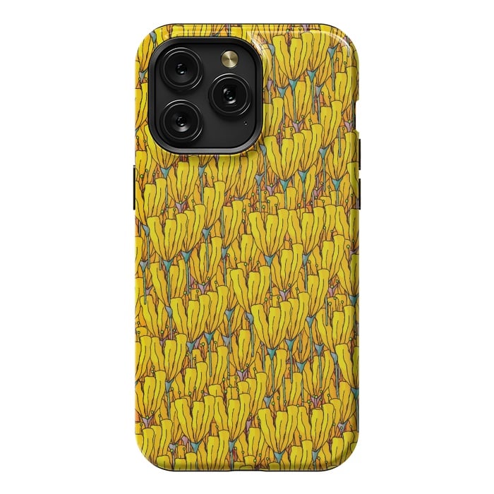 iPhone 15 Pro Max StrongFit Spring yellow flowers by Steve Wade (Swade)